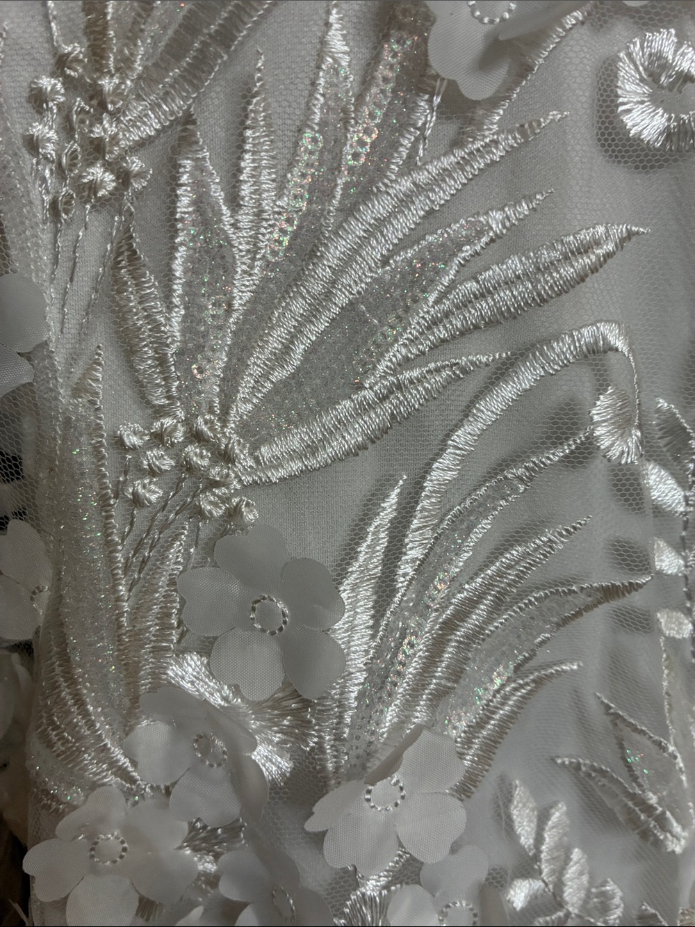 Fashion Nova White Embroidered Lace Jumpsuit Romper - Picture 4 of 16